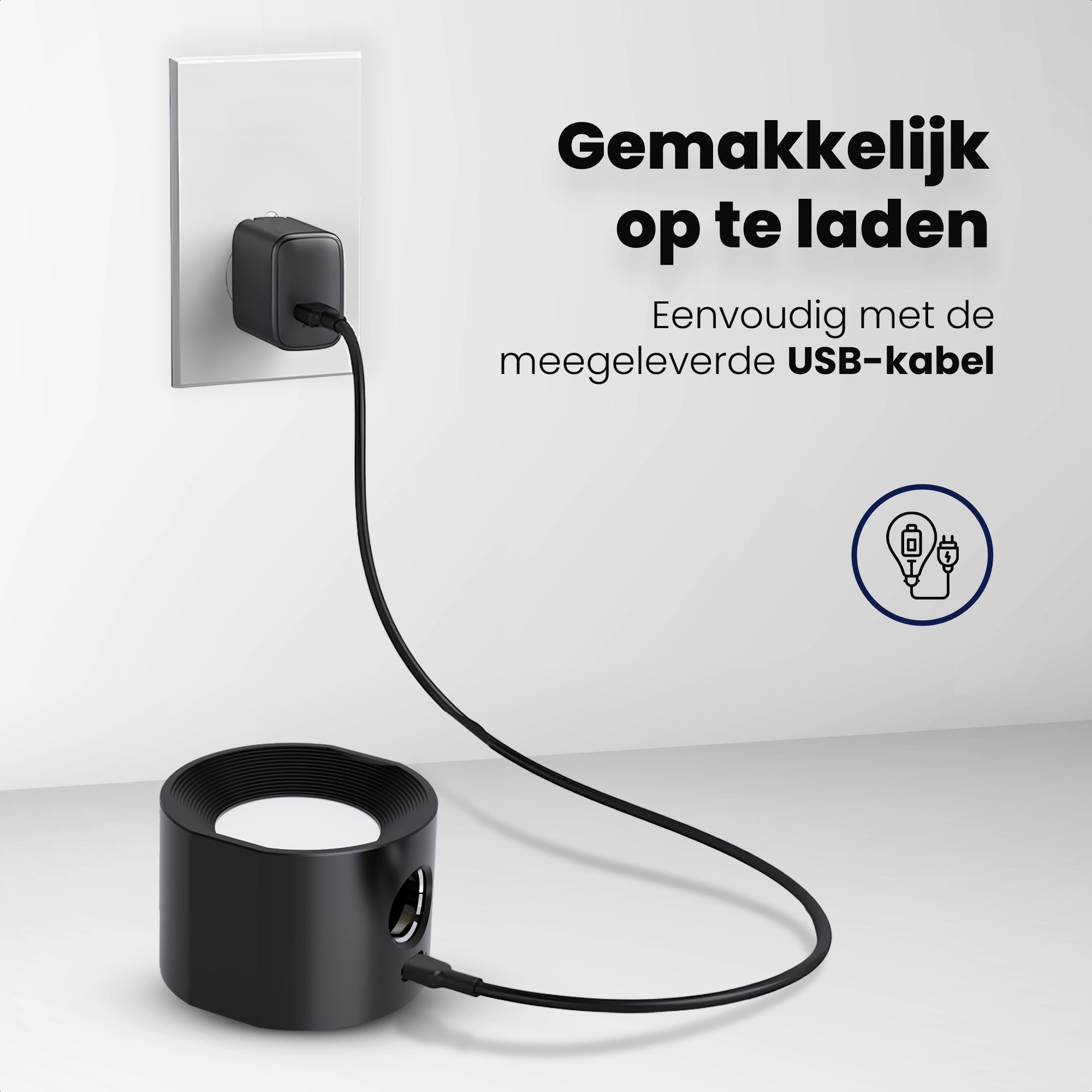 LUNA – Wireless Dimmable Bedside Wall Lamp