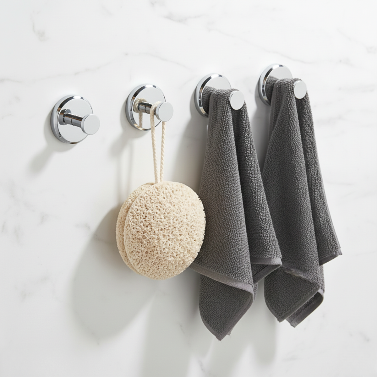 KL HOME ZUIGNAPHAKEN | SET VAN 2 | RVS