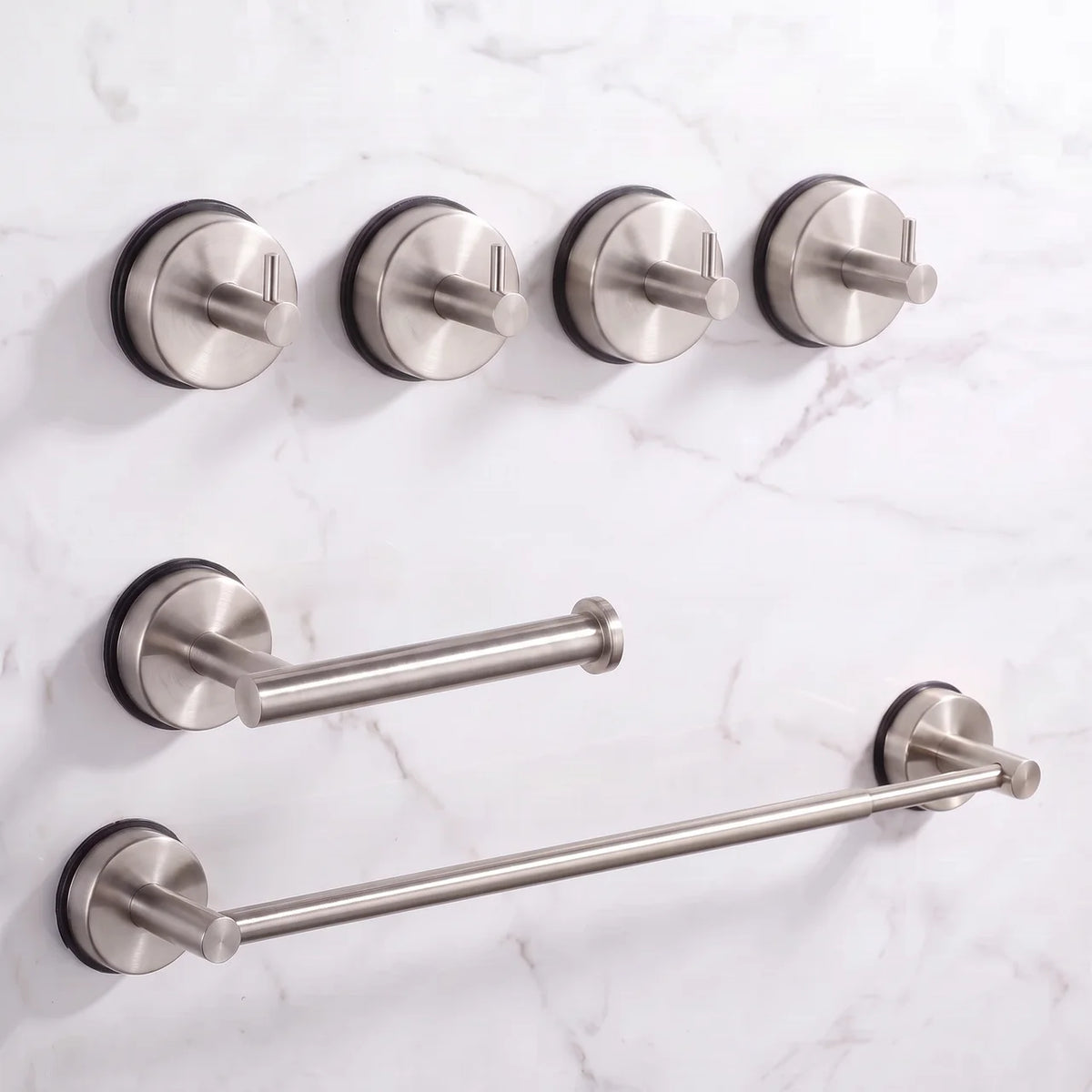 ZUIGNAP TOILETROLHOUDER | RVS