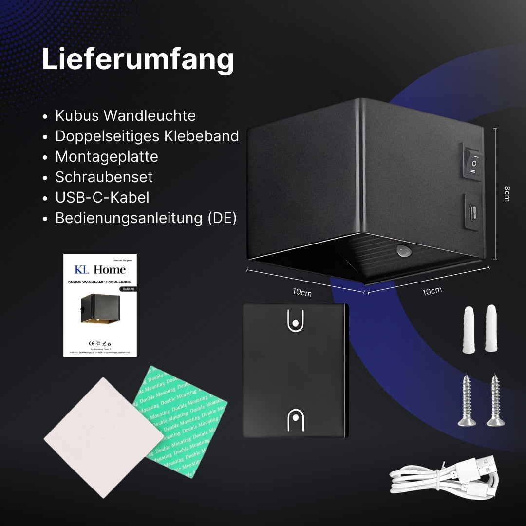 CUBE Wall lamp | Remote control