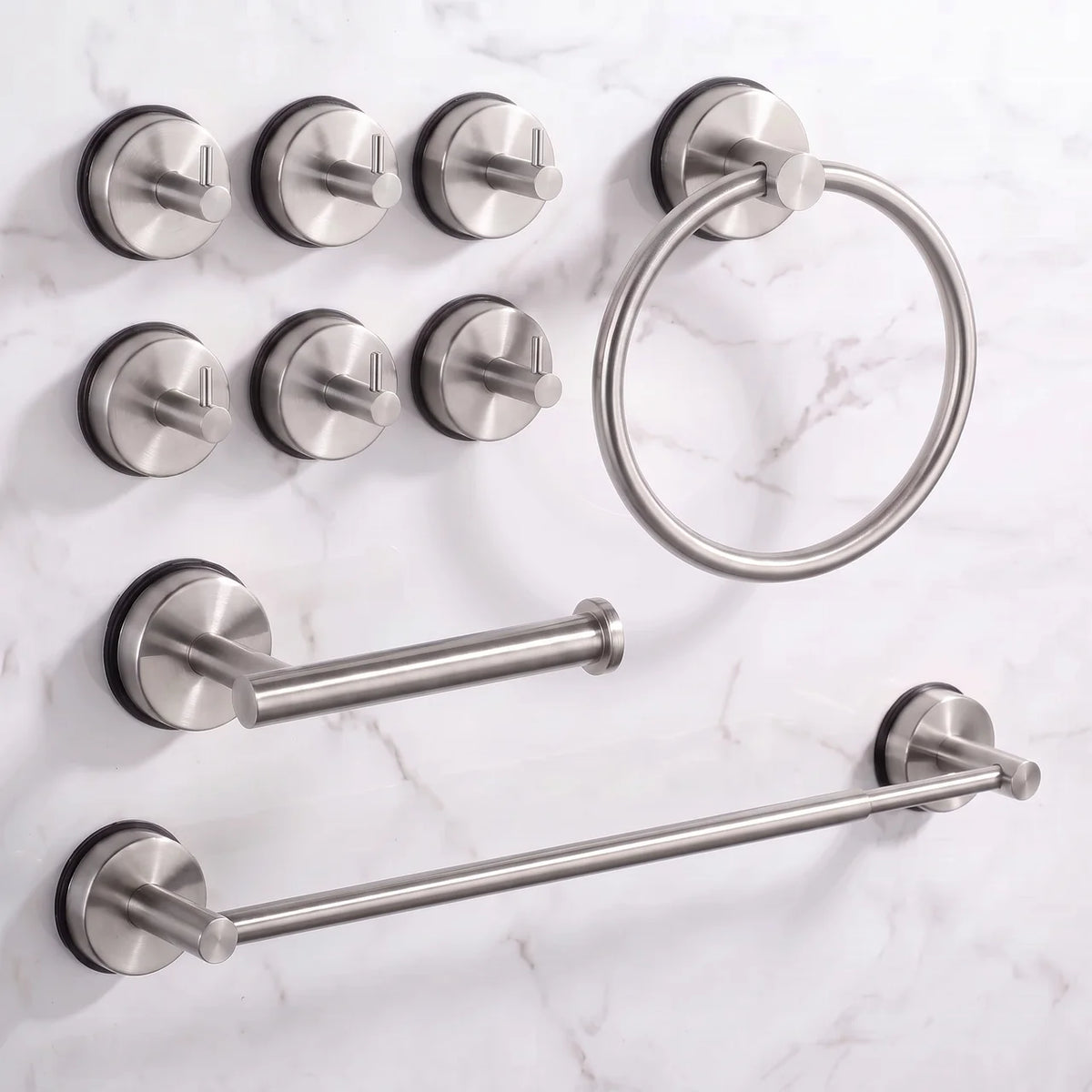 ZUIGNAP TOILETROLHOUDER | RVS