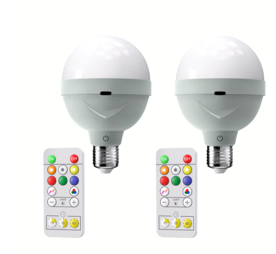WIRELESS RECHARGEABLE LIGHTBULB | SET OF 2