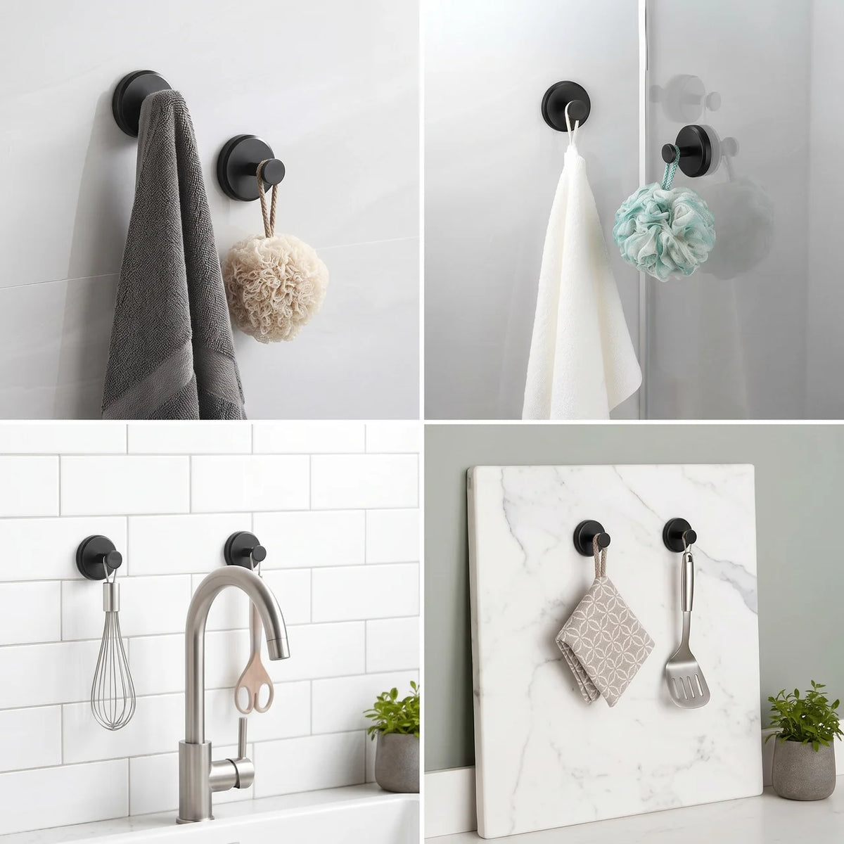 SUCTIONCUP T-HOOKS | STAINLESS STEEL