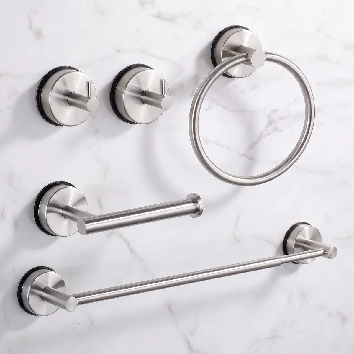 ZUIGNAP HANDDOEKRING | RVS
